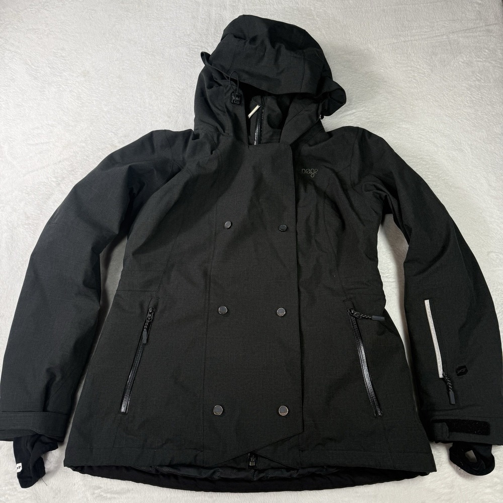 Orage Jacket Women Large Goretex Technical Ski Lined Hooded Hiking Gorpcore